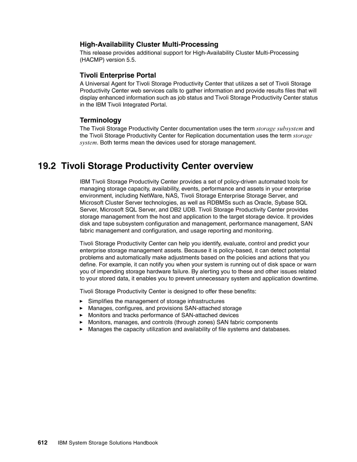 19.2 Tivoli Storage Productivity Center overview