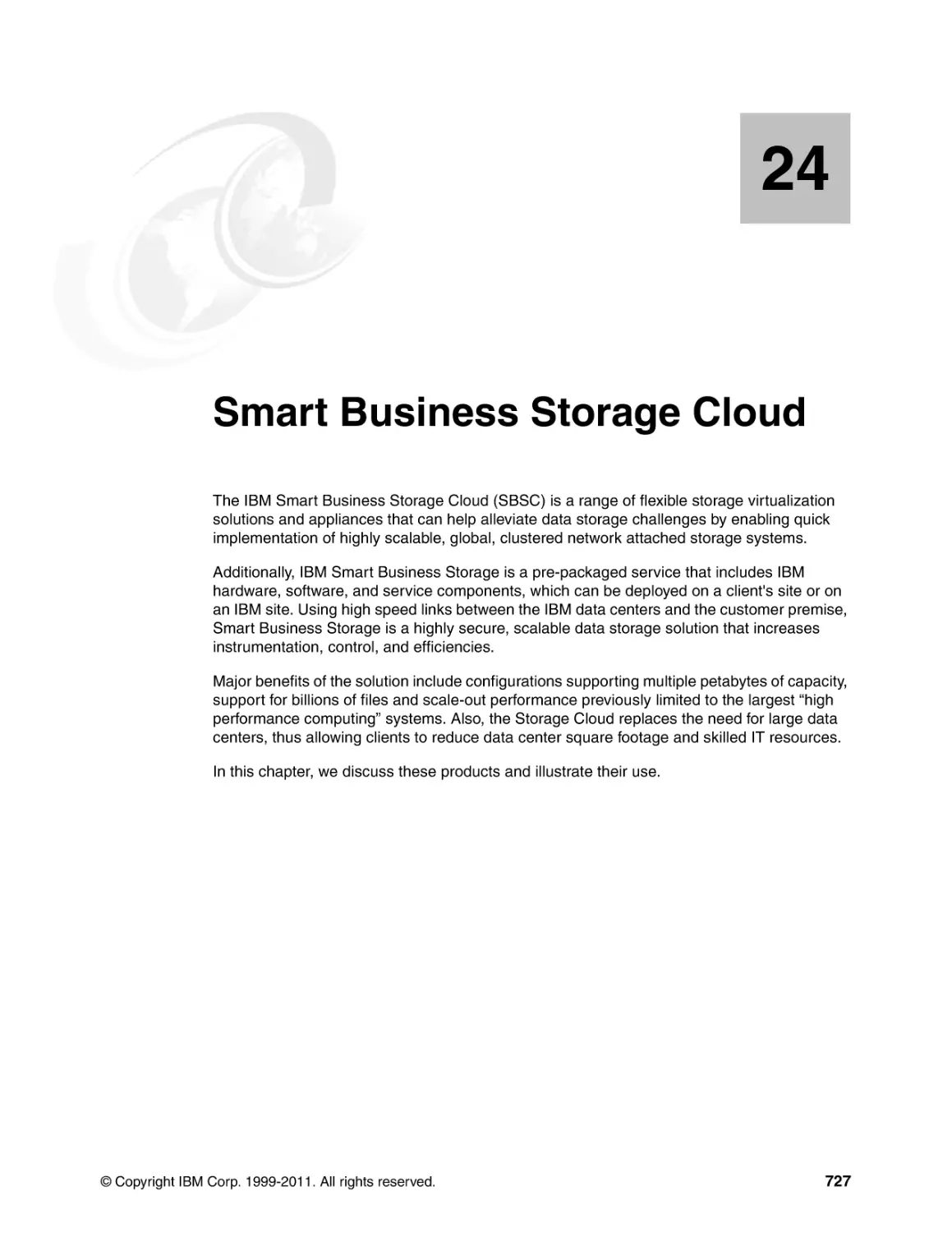 Chapter 24. Smart Business Storage Cloud