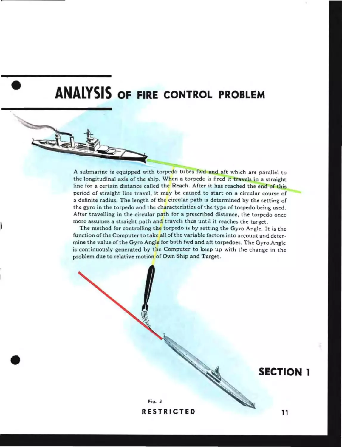 Page 11, Analysis of Fire Control Problem