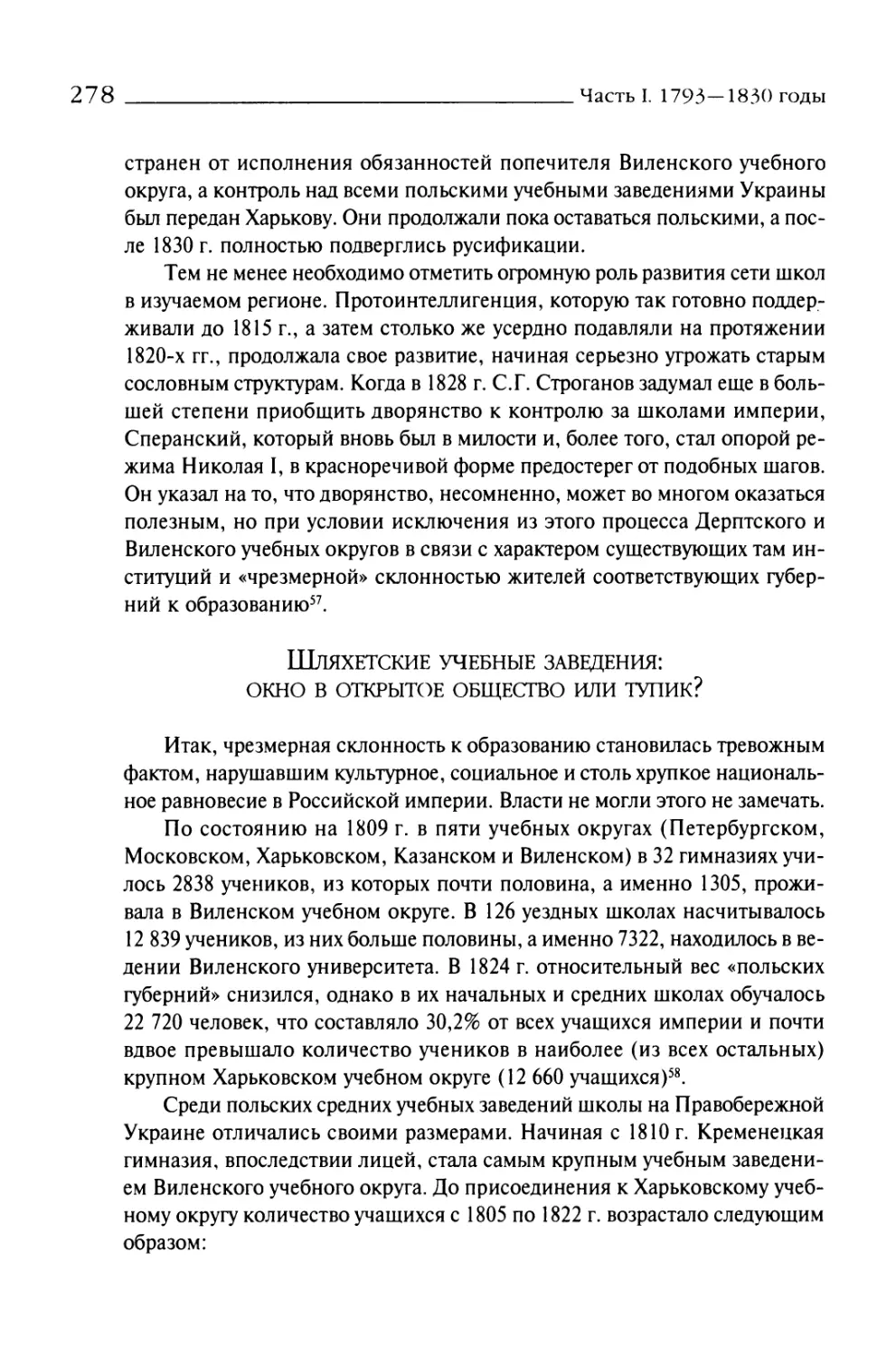 Шляхетские учебные заведения: окно в открытое общество или тупик?