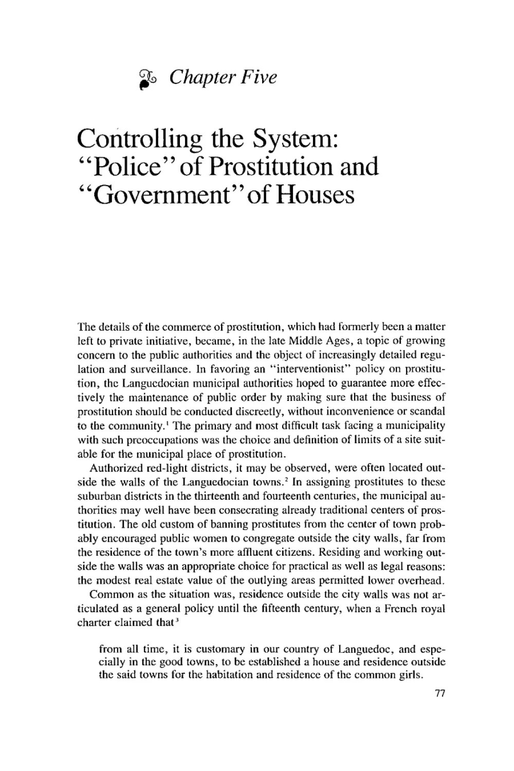 5. Controlling the System: \