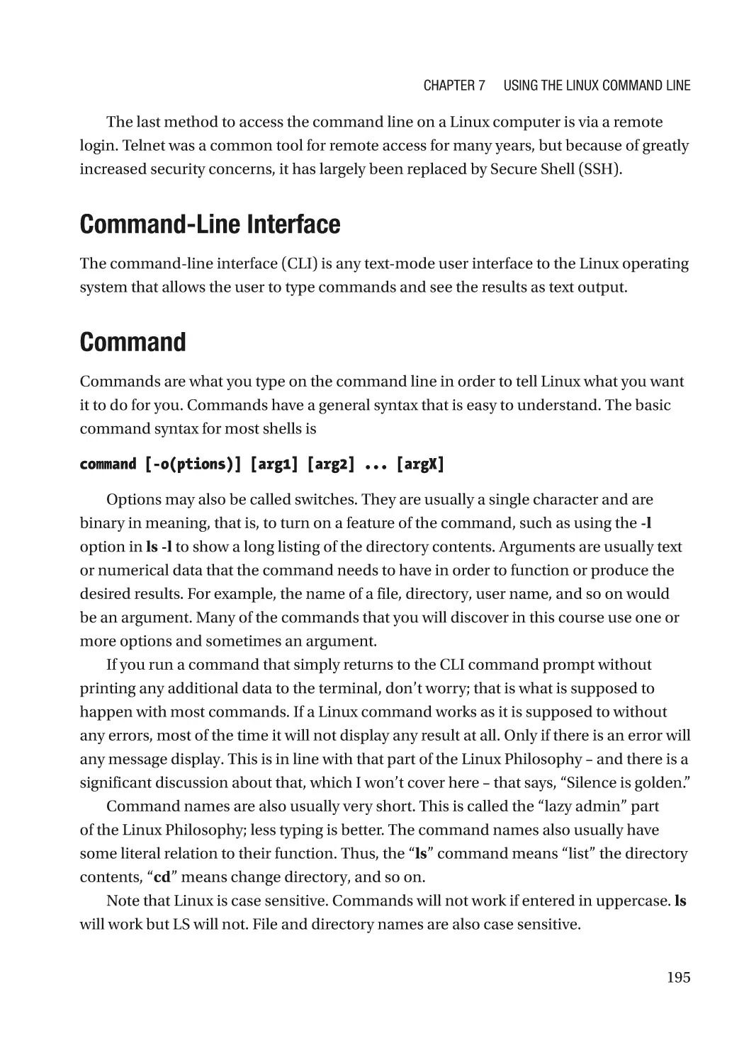Command-Line Interface
Command