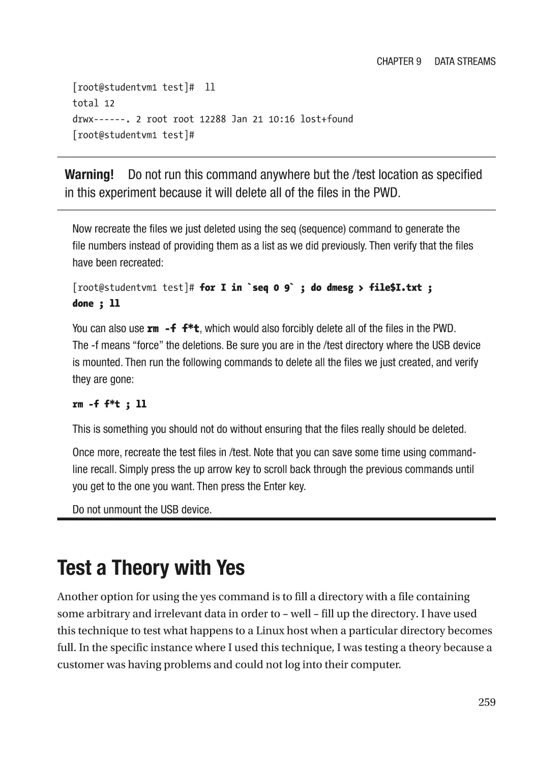 Test a Theory with Yes