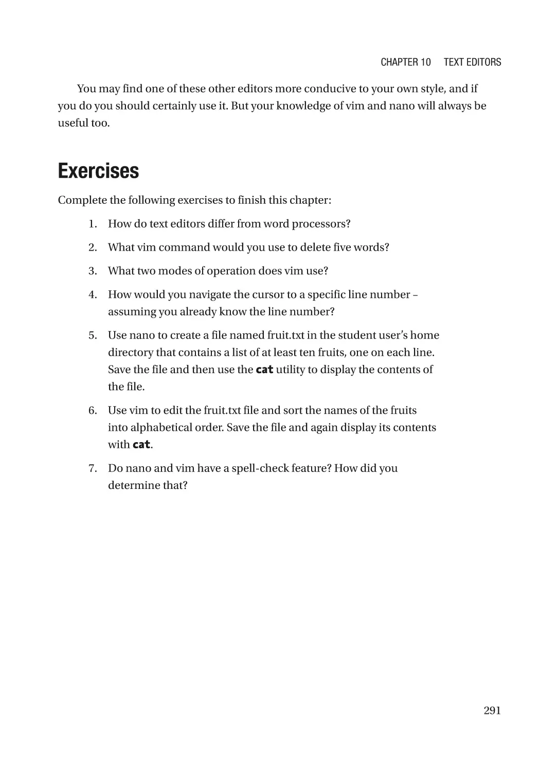 Exercises