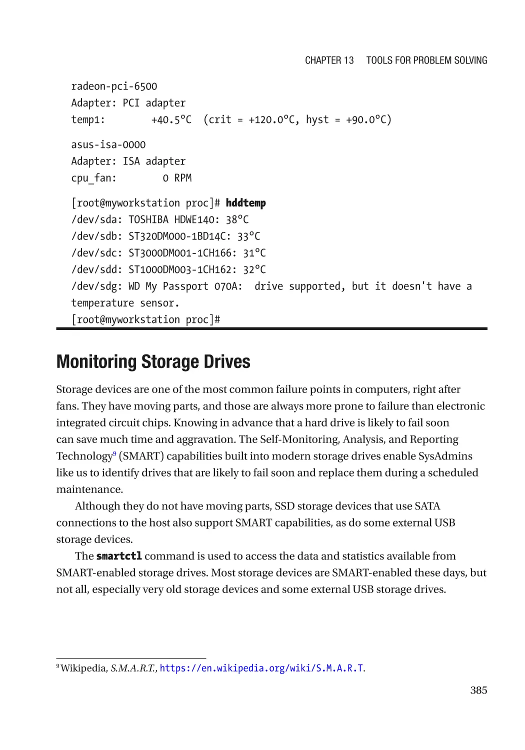 Monitoring Storage Drives