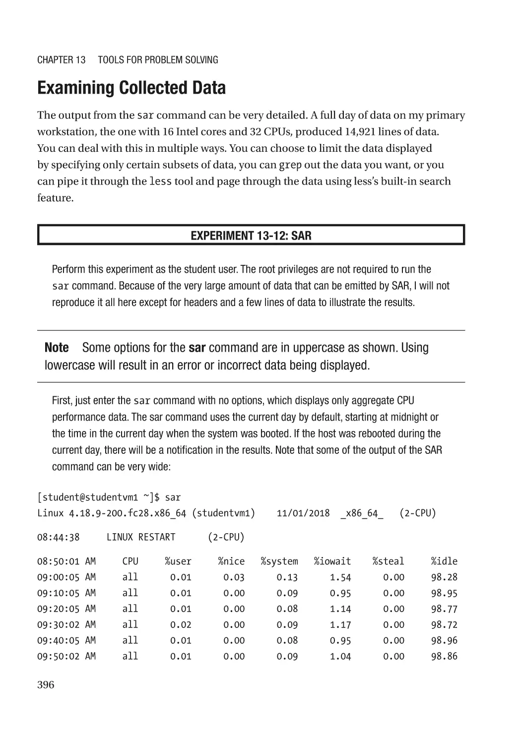 Examining Collected Data