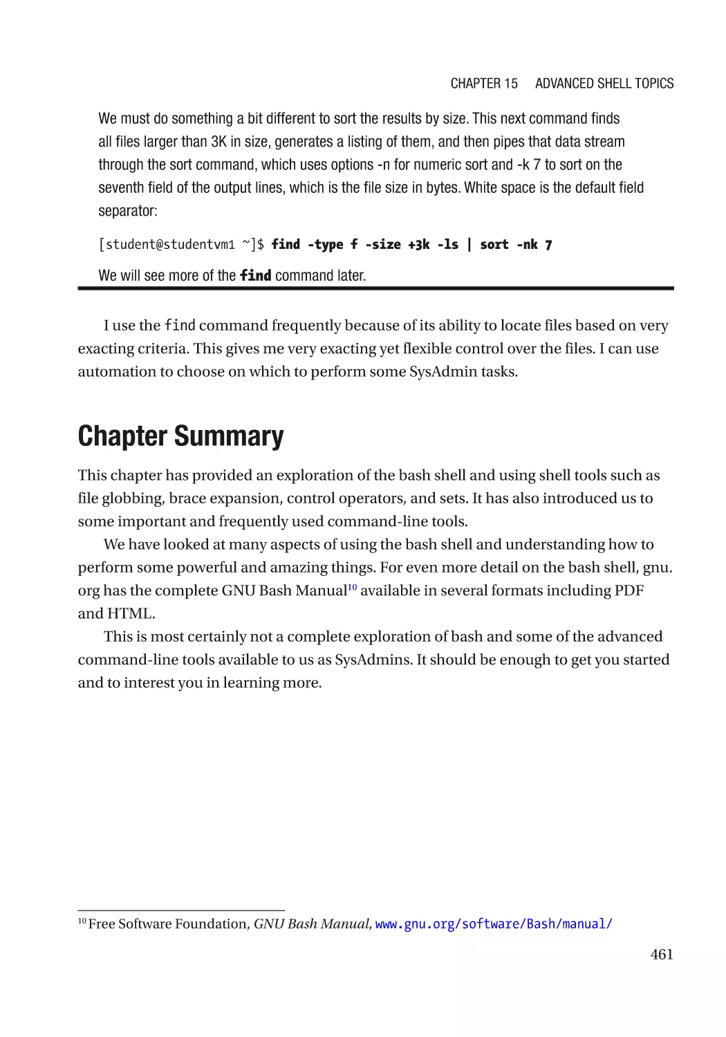 Chapter Summary