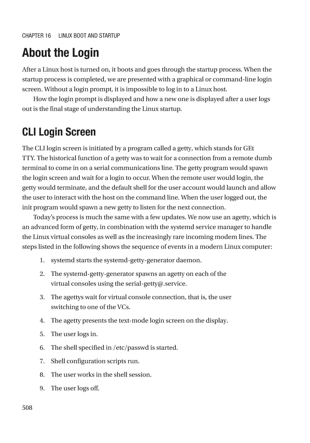 About the Login
CLI Login Screen