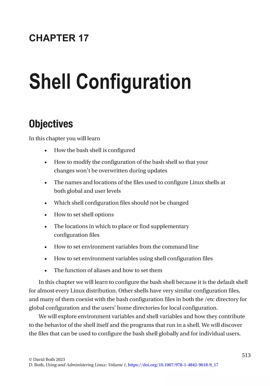 Chapter 17
Objectives