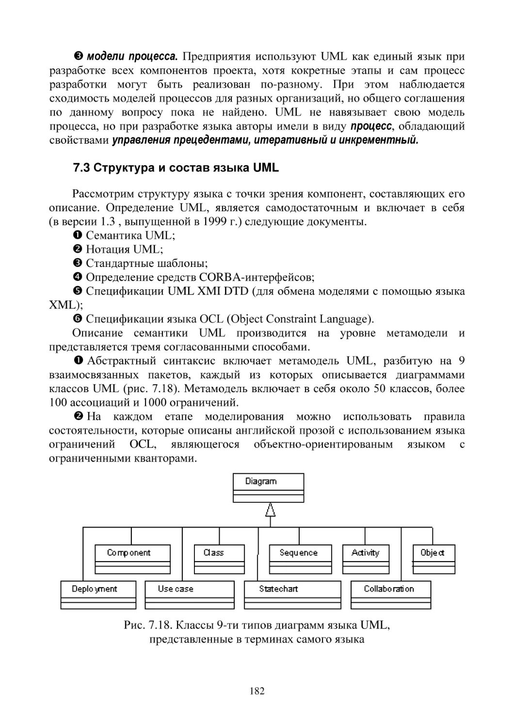 7.3 Структура и состав языка UML