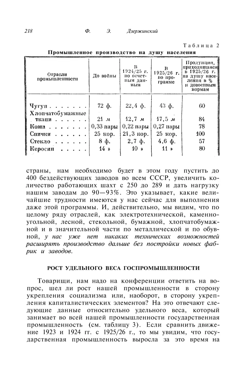 Рост удельного веса госпромышленности