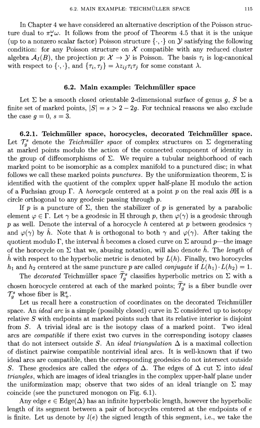 6.2. Main example: Teichmiiller space 129