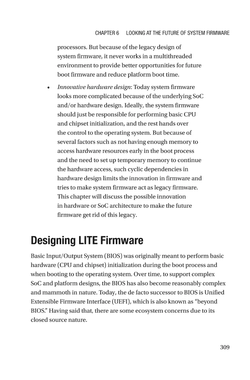 Designing LITE Firmware