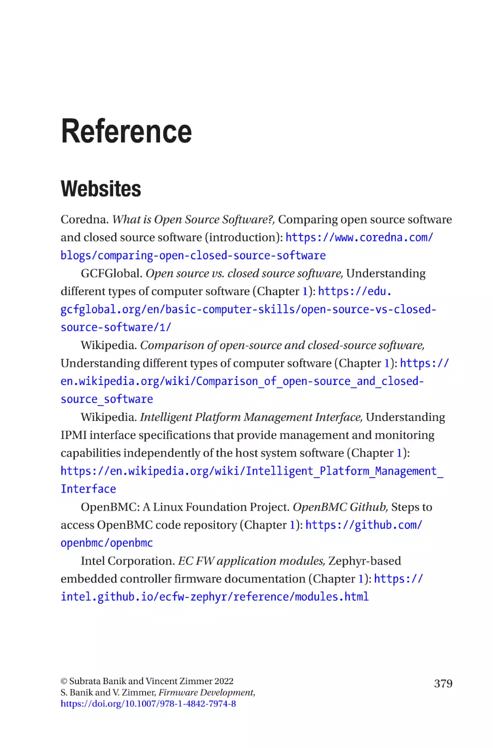 Reference
Websites