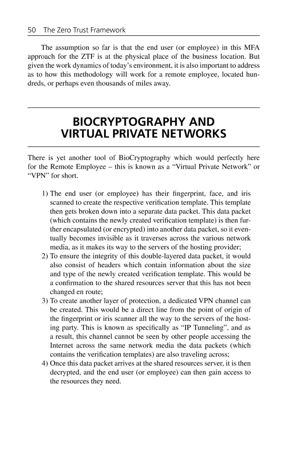 Biocryptography and Virtual Private Networks