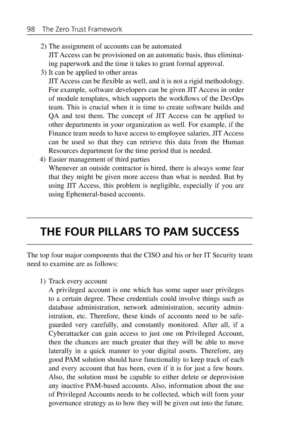 The Four Pillars to PAM Success