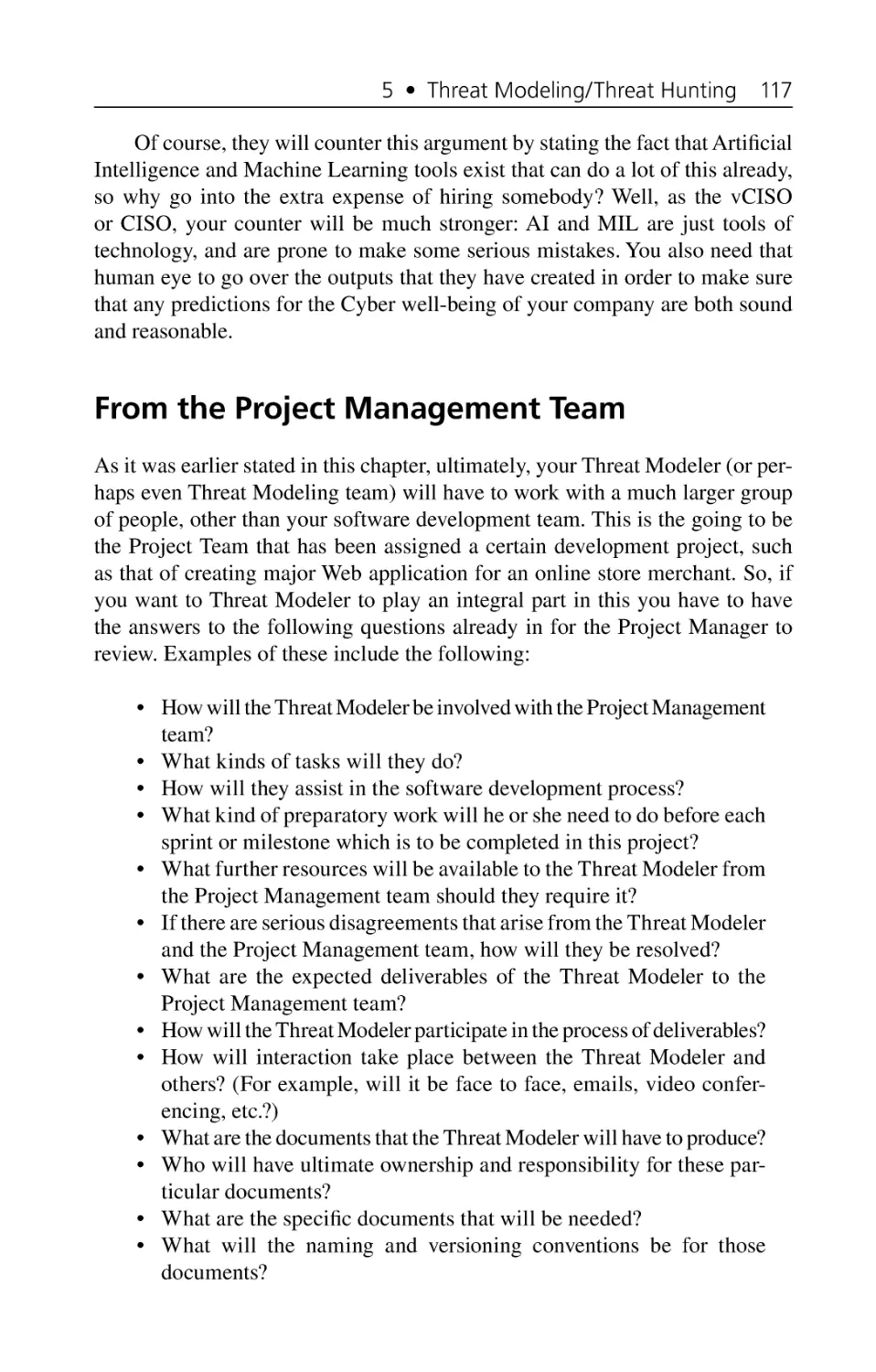 From the Project Management Team