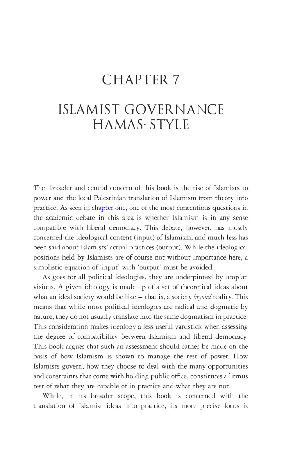 7. Islamist Governance Hamas-Style