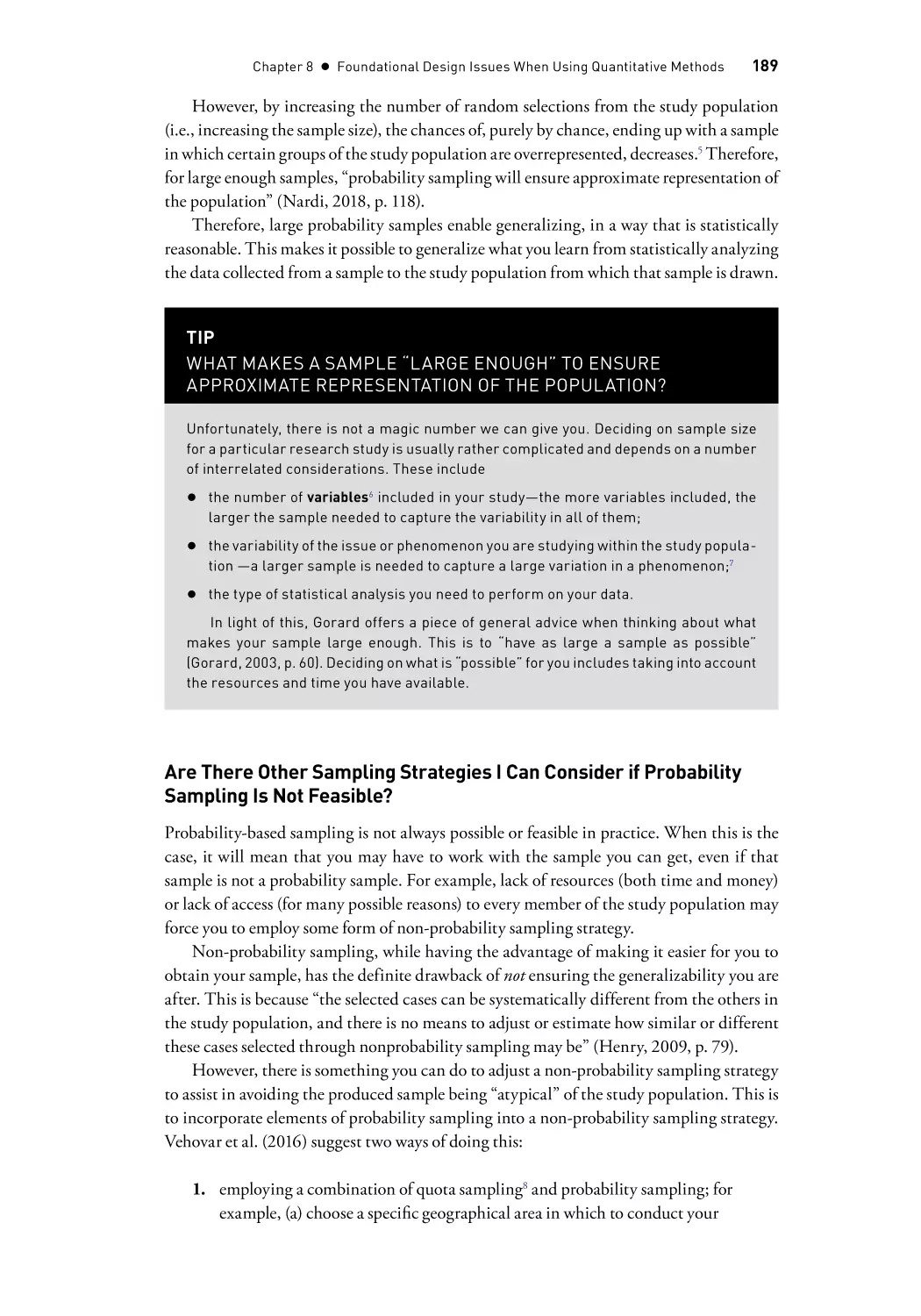 Are There Other Sampling Strategies I Can Consider if Probability Sampling Is Not Feasible?