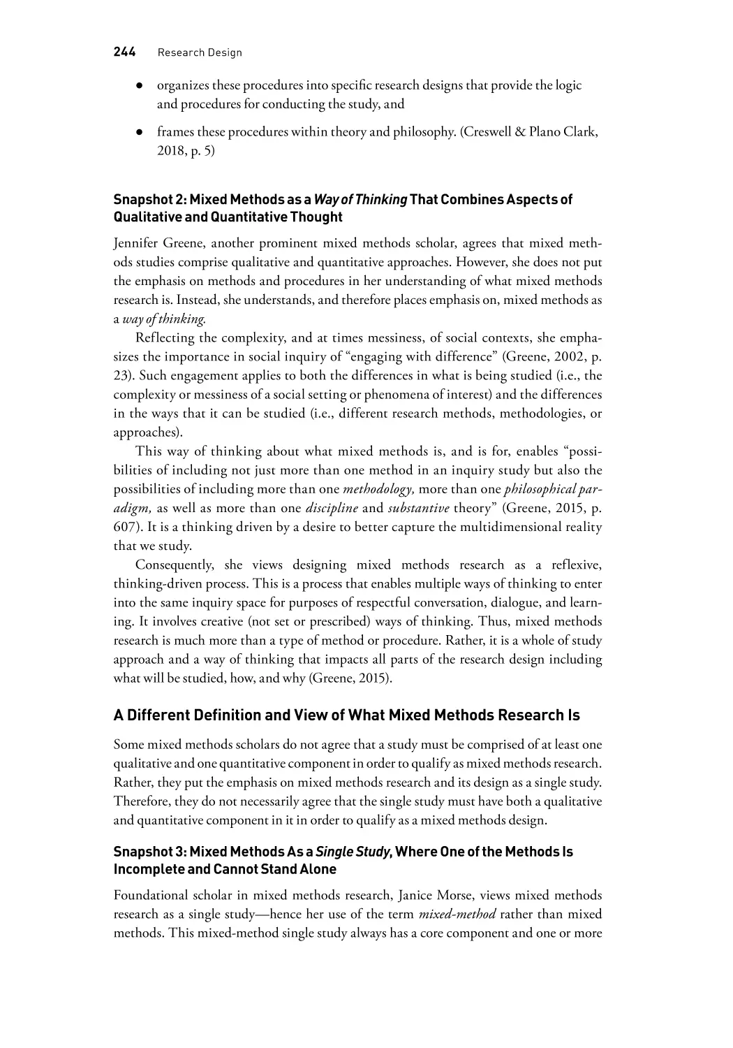 Snapshot 2
A Different Definition and View of What Mixed Methods Research Is
Snapshot 3