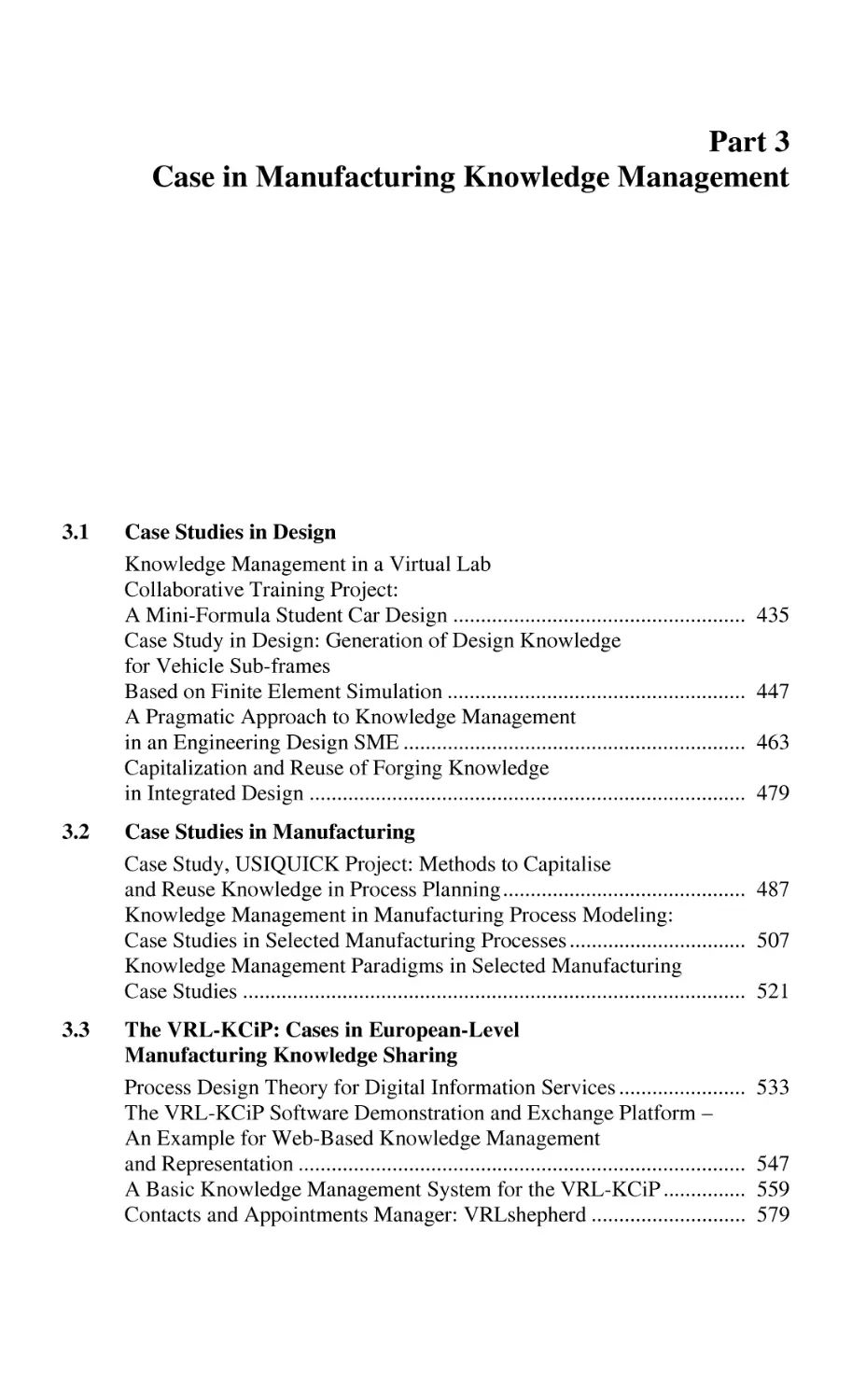 Part 3 Case in Manufacturing Knowledge Management