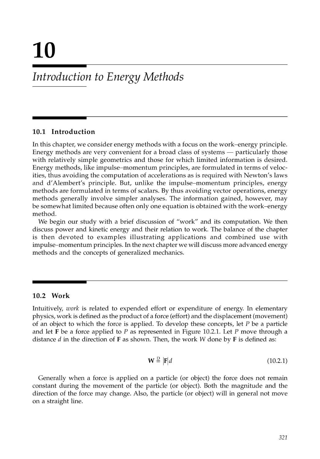 10.  Introduction to Energy Methods