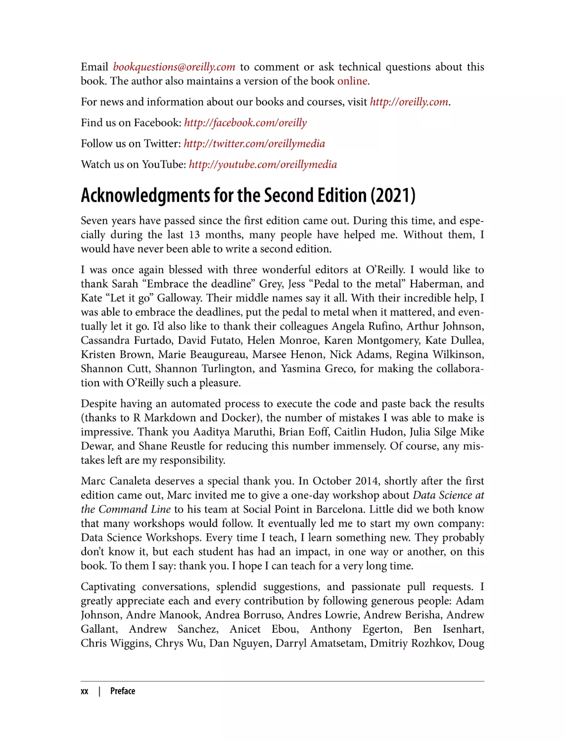Acknowledgments for the Second Edition (2021)