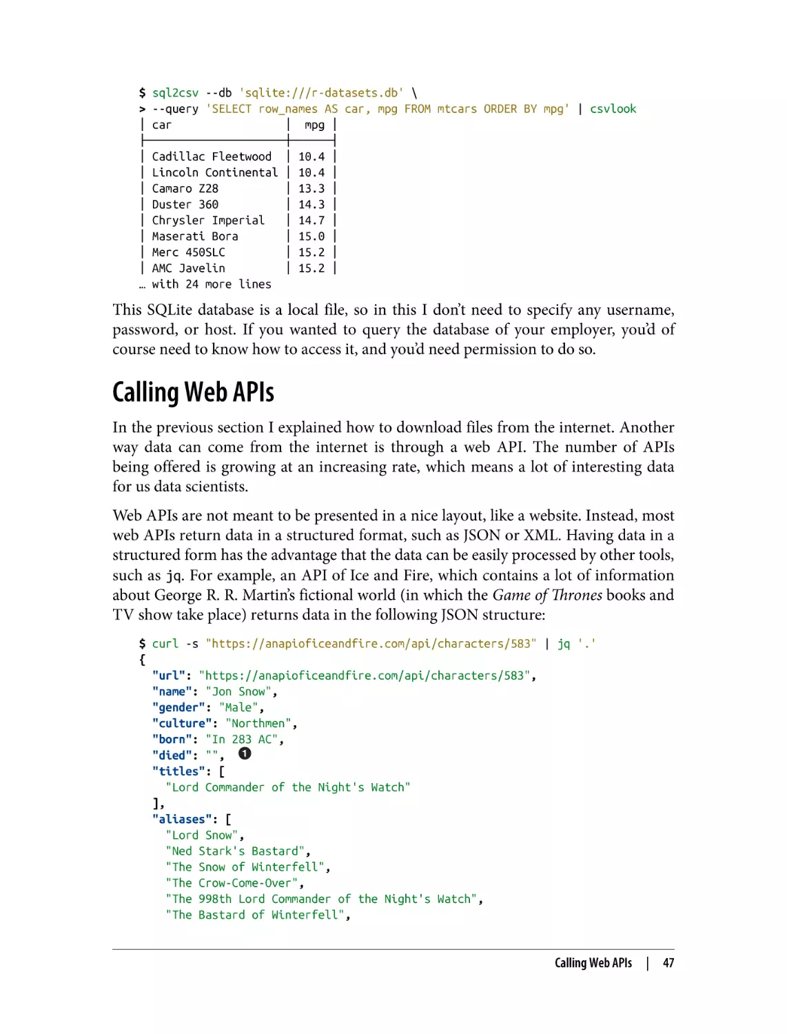 Calling Web APIs