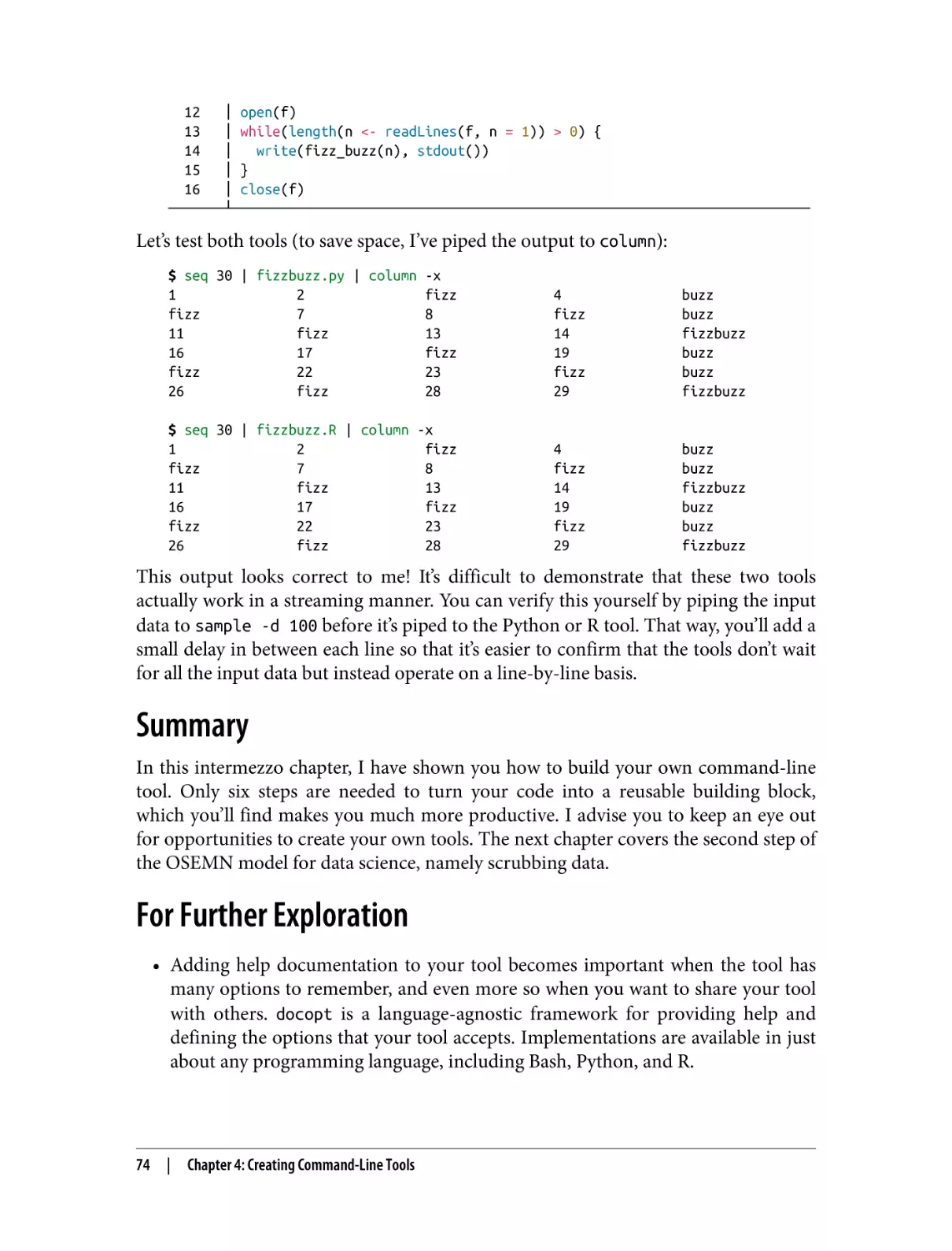 Summary
For Further Exploration