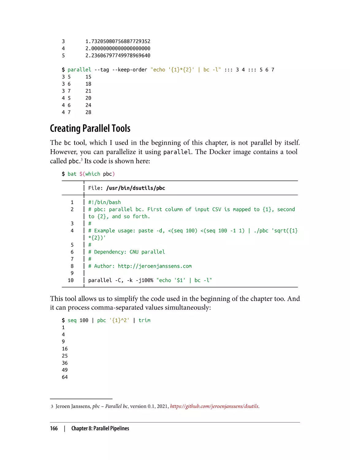 Creating Parallel Tools