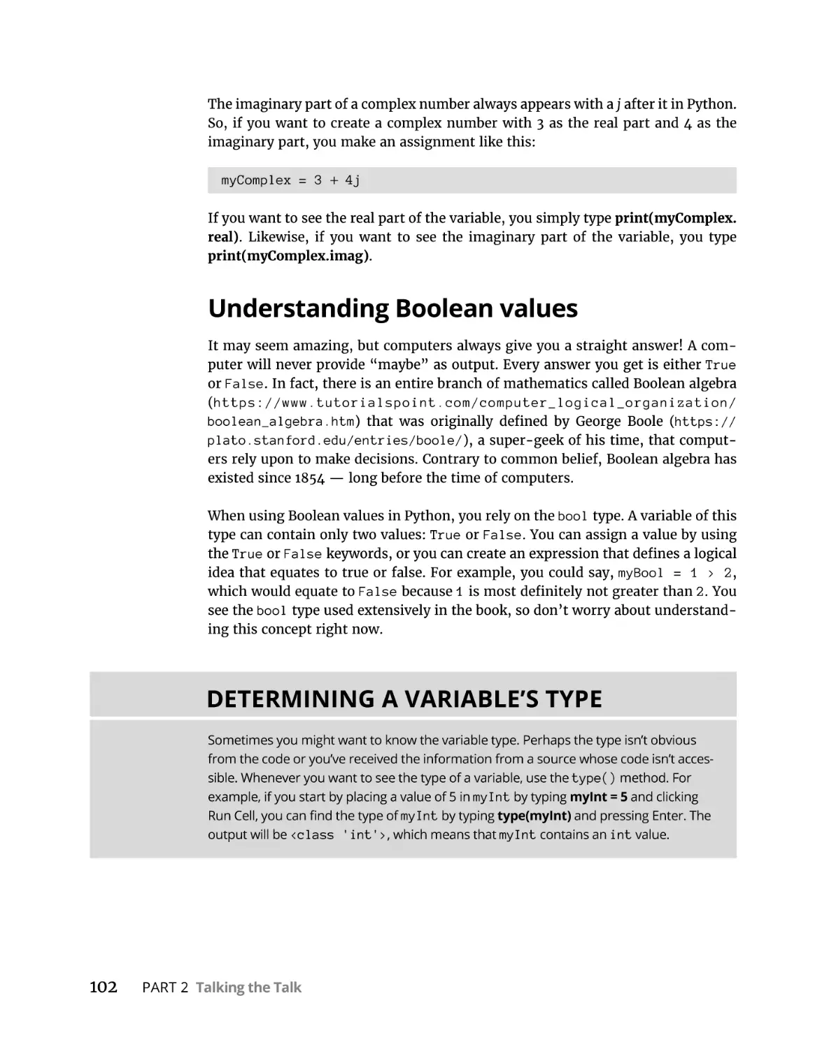 Understanding Boolean values