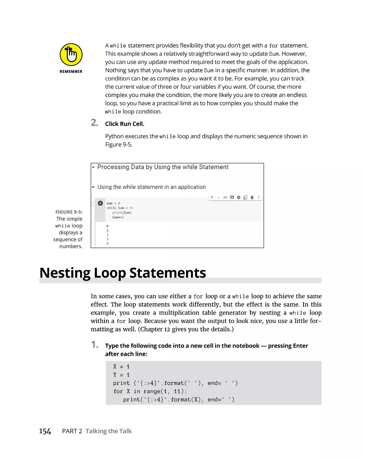 Nesting Loop Statements