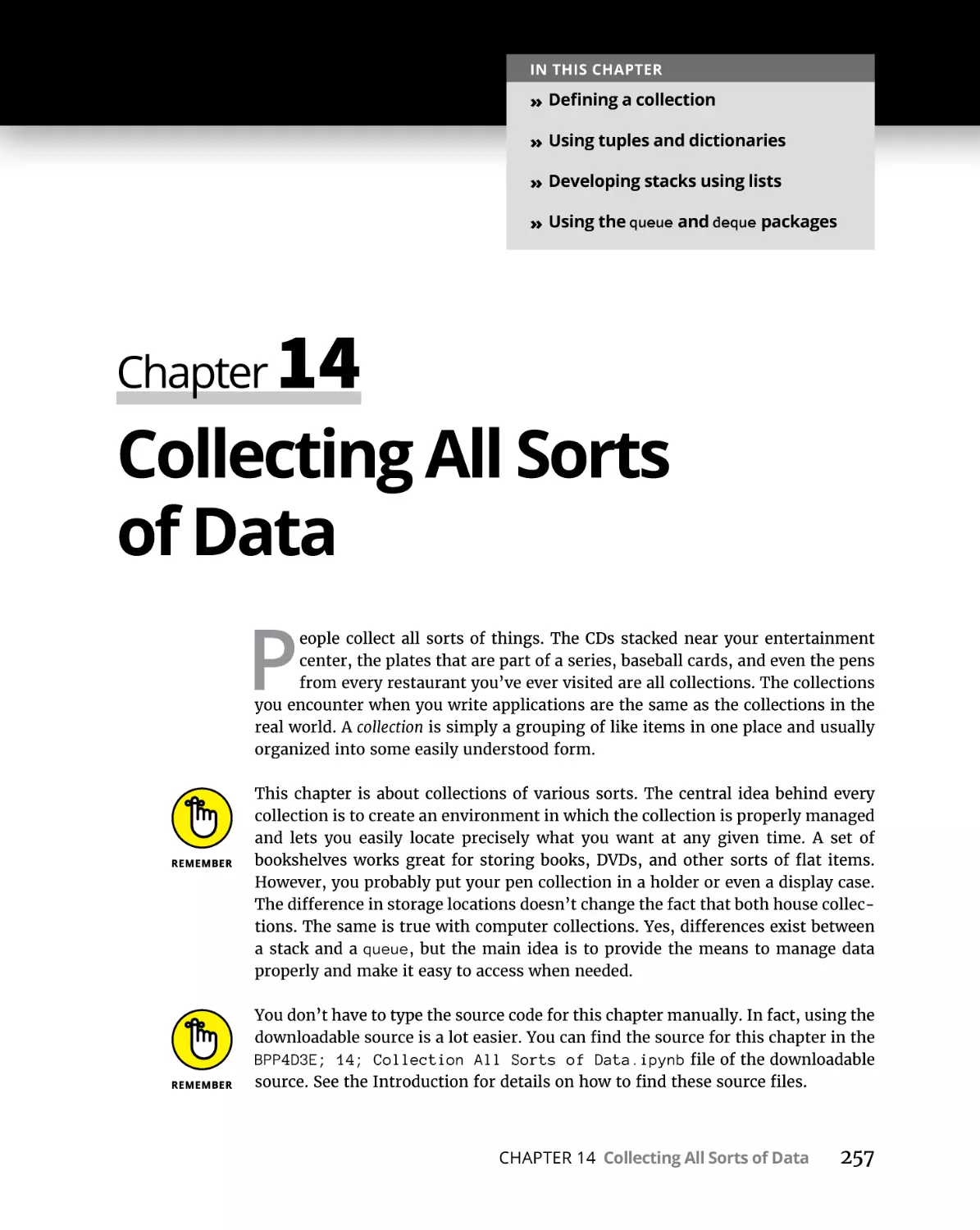 Chapter 14 Collecting All Sorts of Data