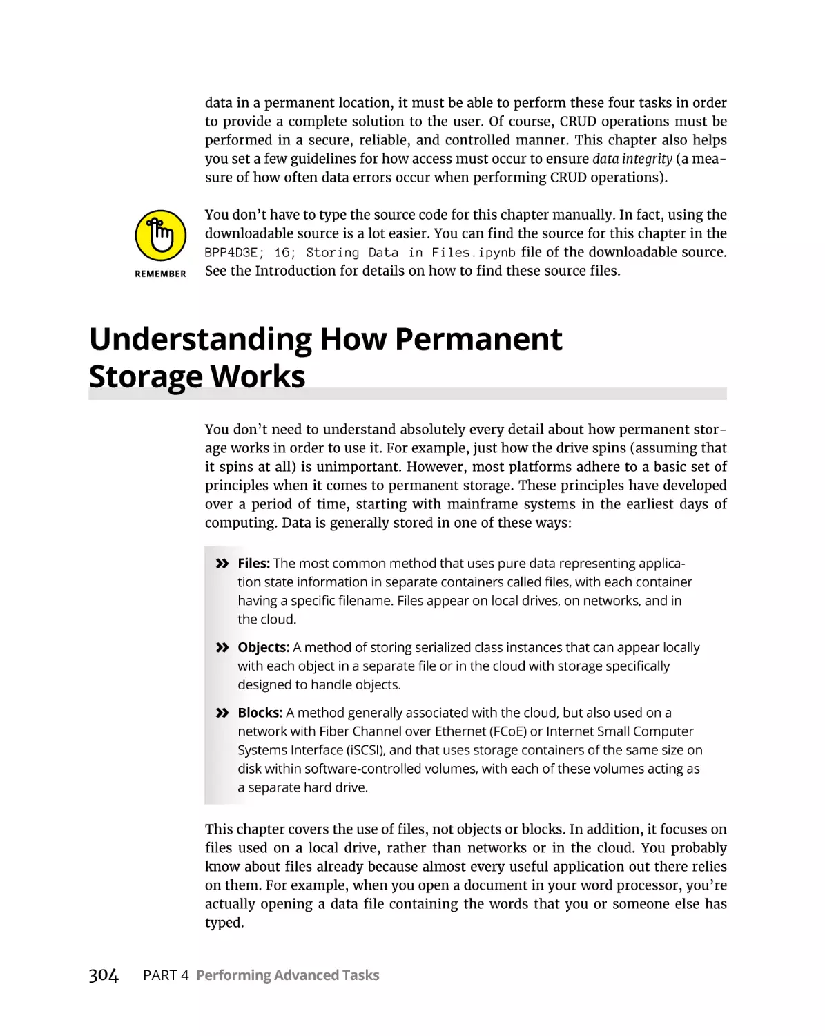 Understanding How Permanent Storage Works
