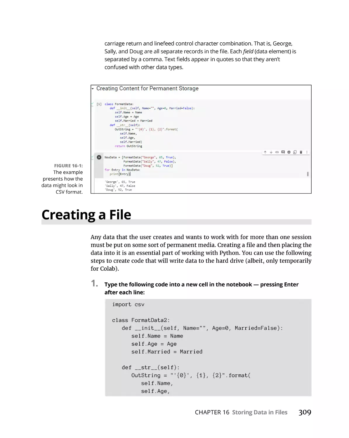Creating a File