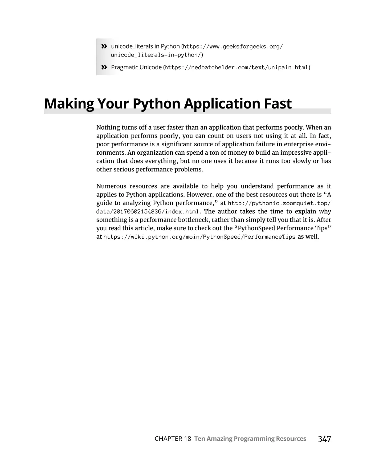 Making Your Python Application Fast