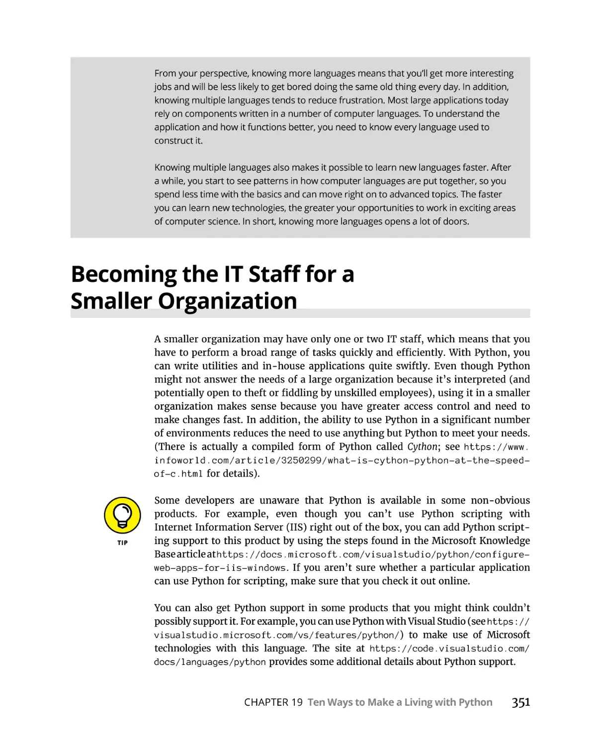 Becoming the IT Staff for a Smaller Organization