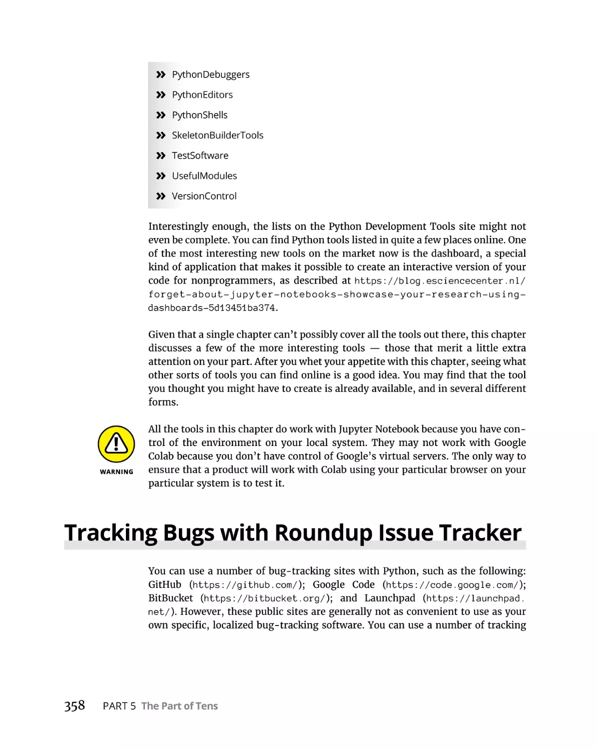 Tracking Bugs with Roundup Issue Tracker