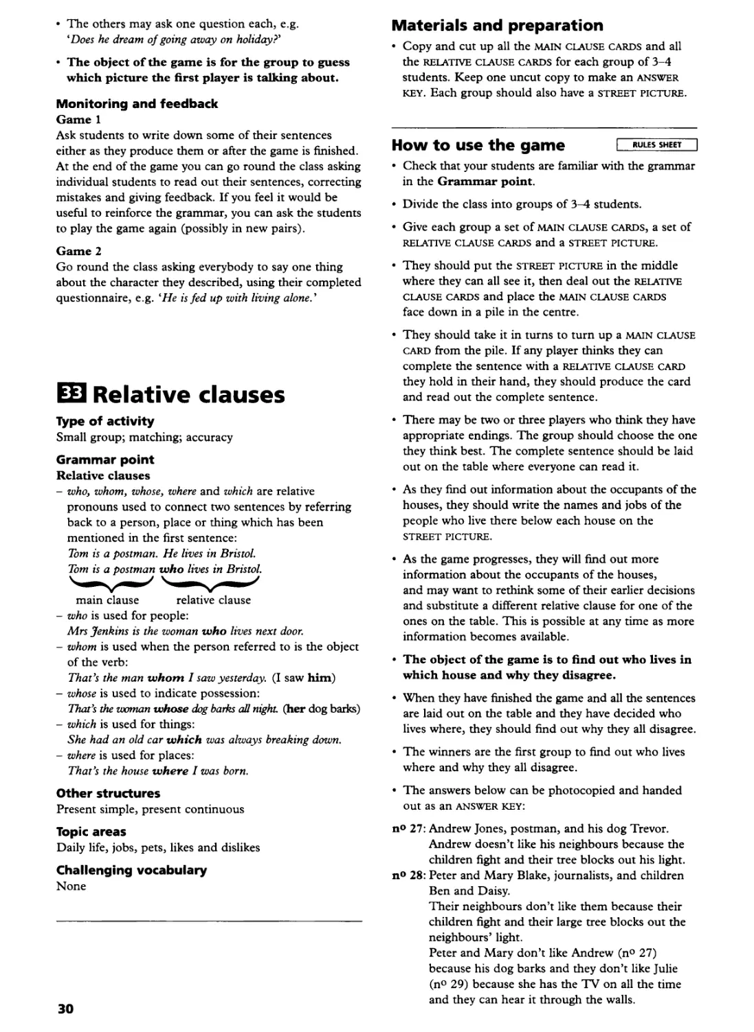 Relative clauses