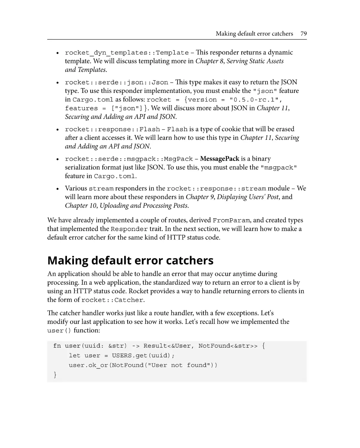 Making default error catchers
