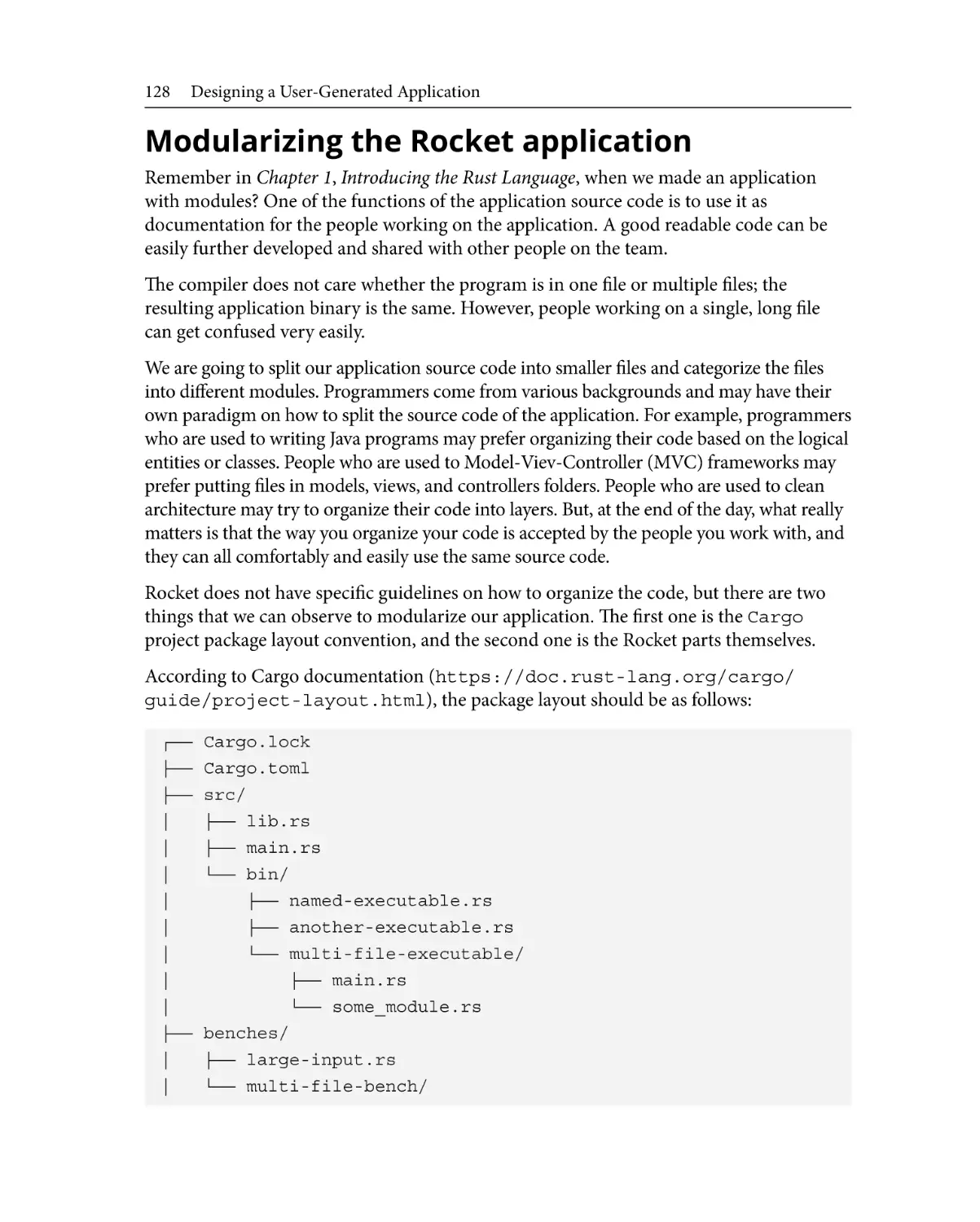 Modularizing the Rocket application