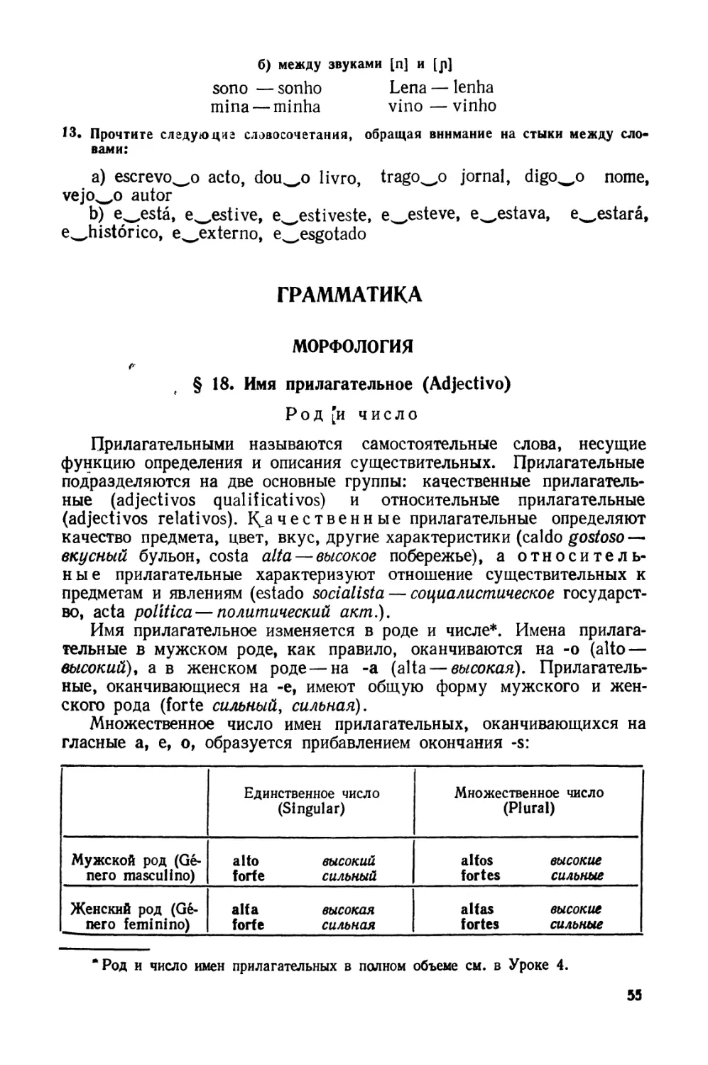 Грамматика: Морфология