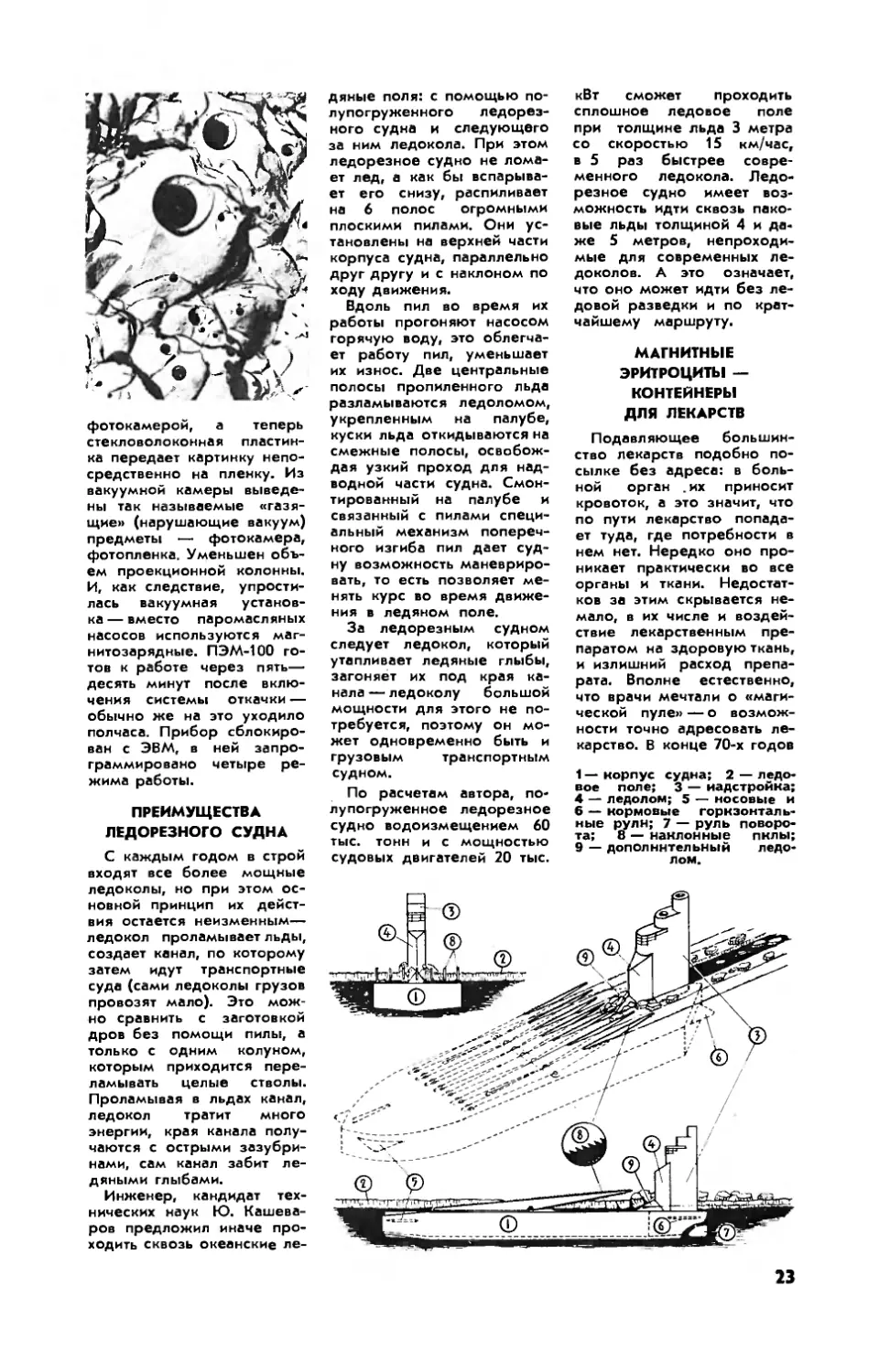 Преимущества ледорезного судна
Магнитные эритроциты — контейнеры для лекарств