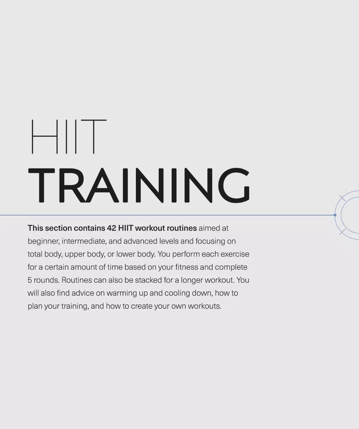 HIIT TRAINING