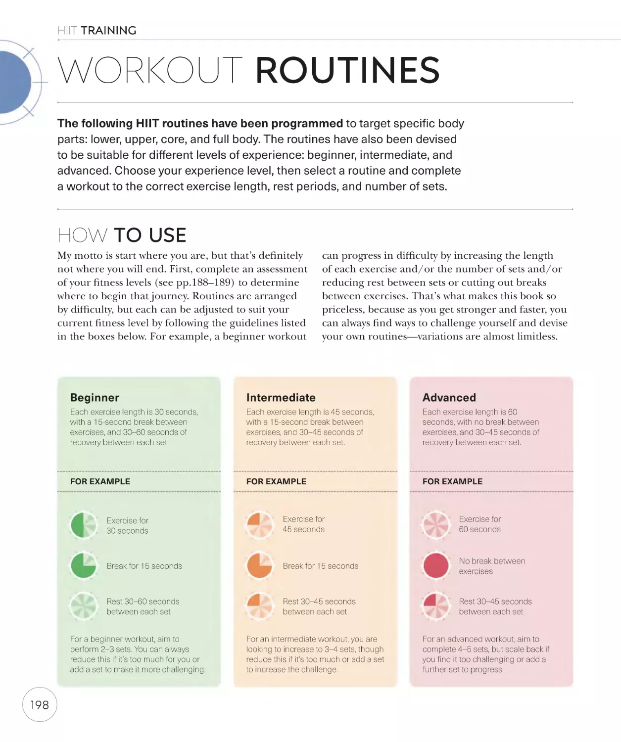 Workout routines