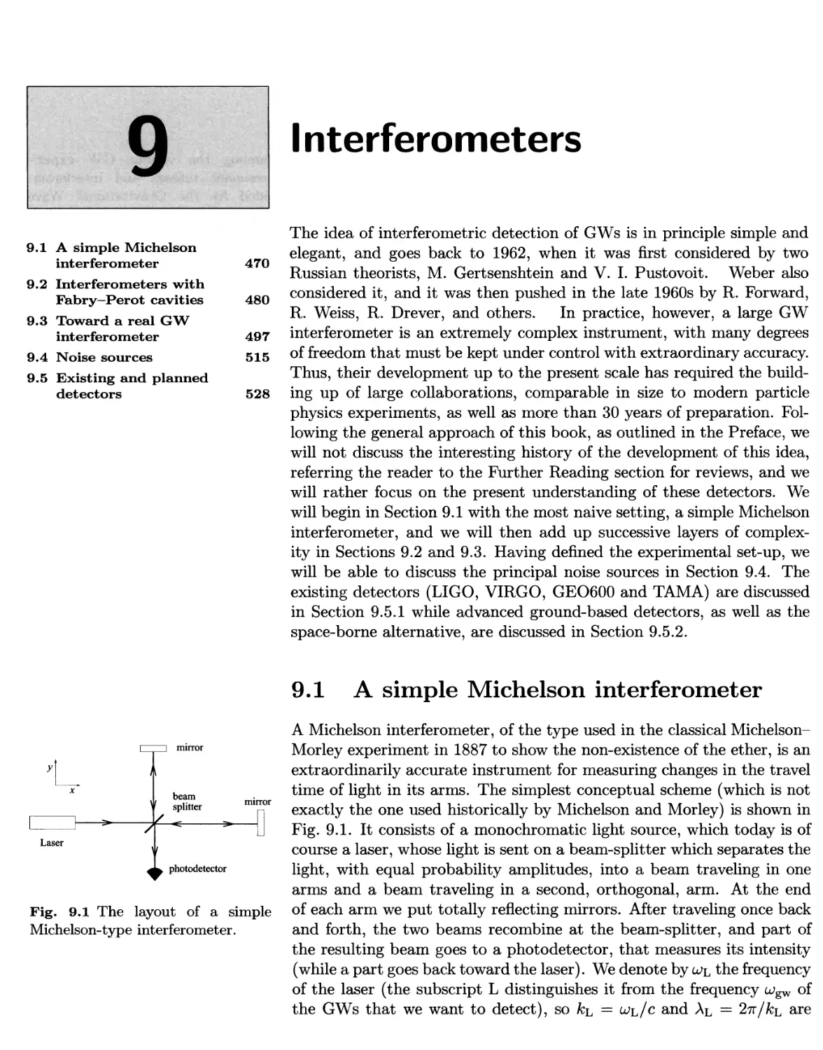 9 Interferometers 470