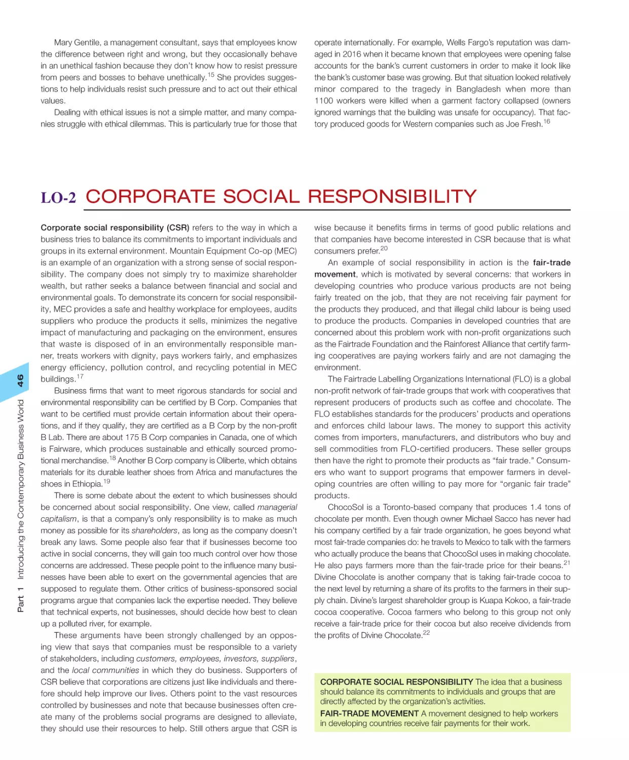 LO‐2 Corporate Social Responsibility