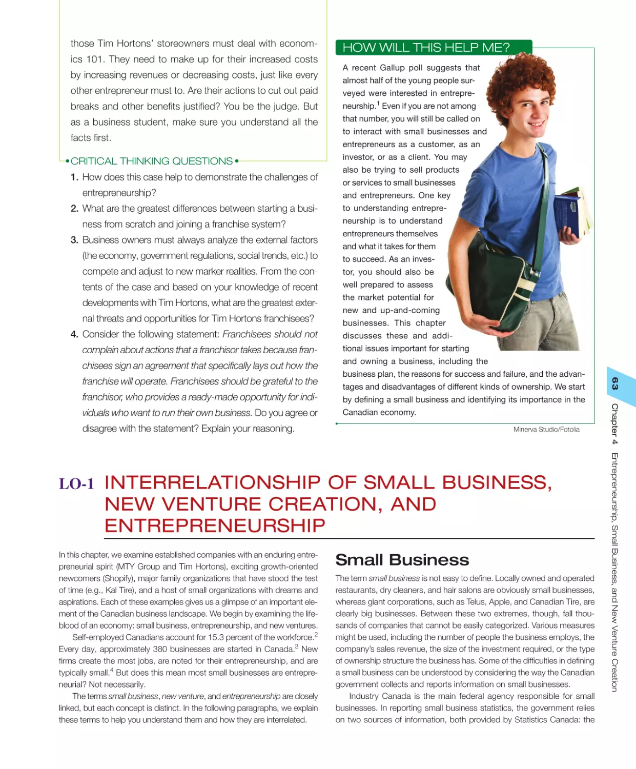 LO‐1 Interrelationship of Small Business, New Venture Creation, and Entrepreneurship