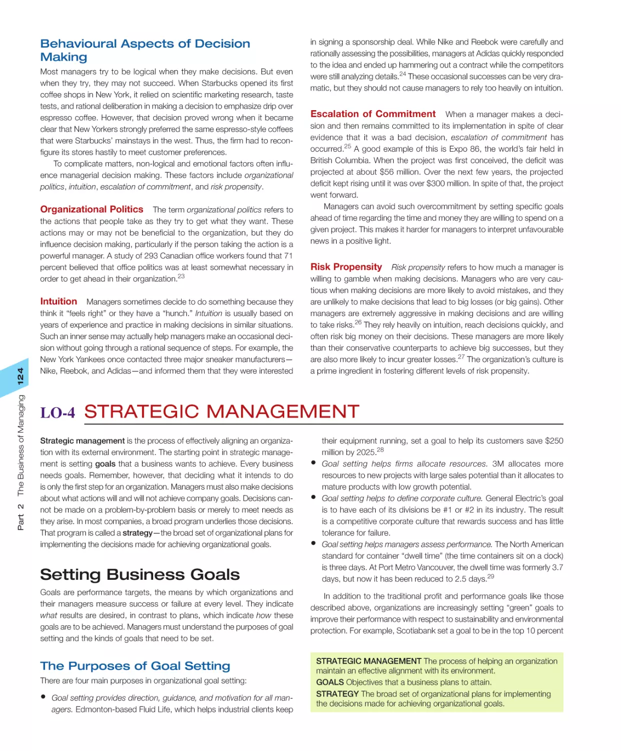 LO‐4 Strategic Management