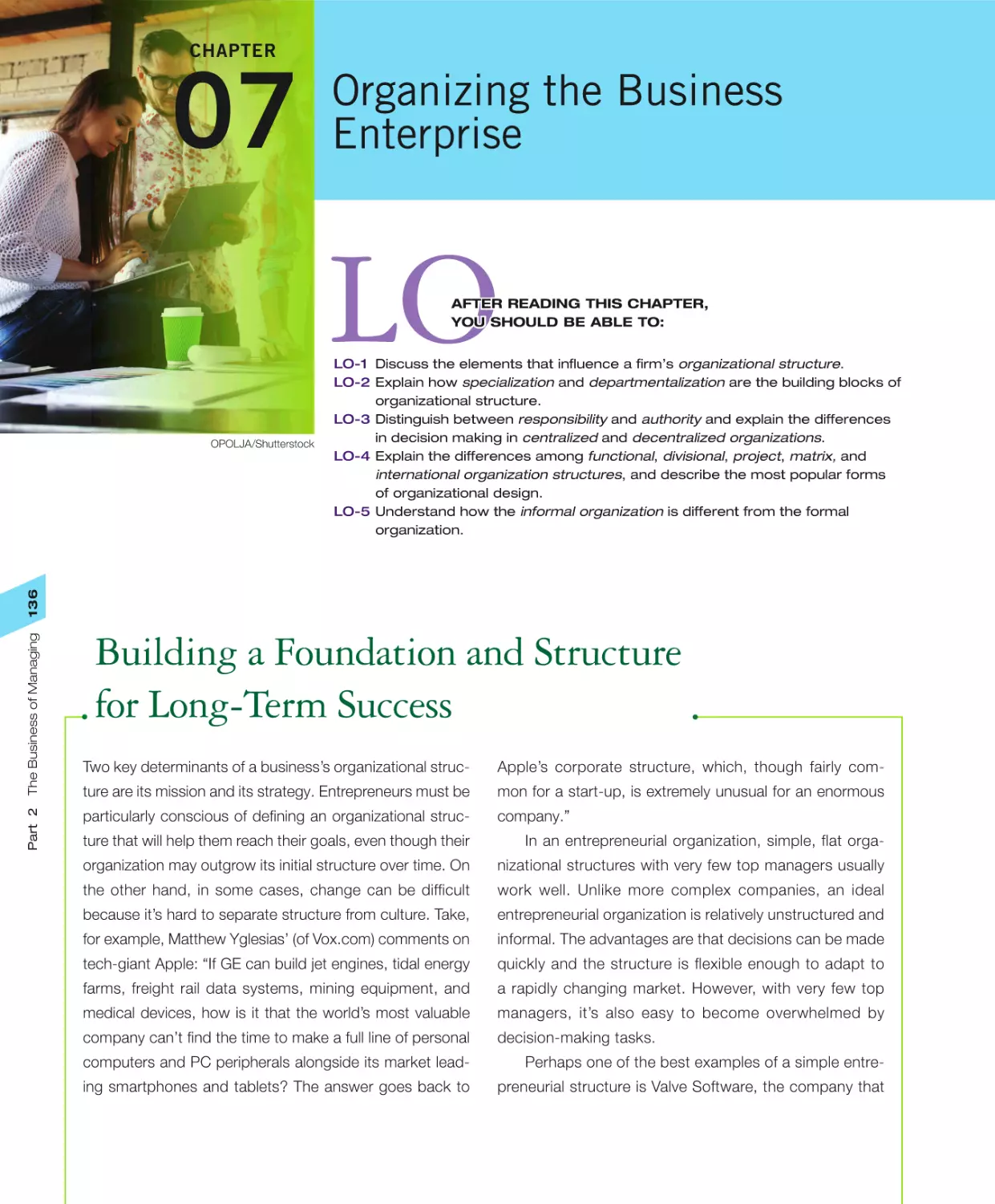 07 Organizing the Business Enterprise